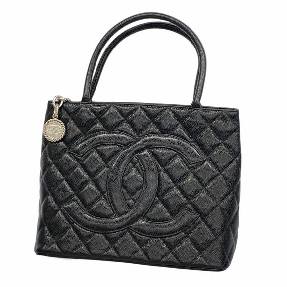 Chanel Reissue Tote Bag, Caviar Skin, Black, Women's - Picture 1 of 13